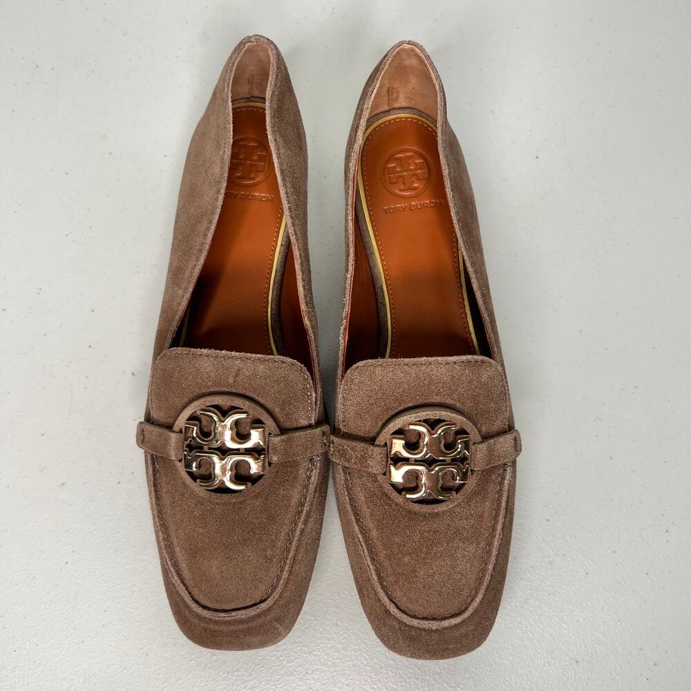 Tory Burch Miller Suede Loafers Size 7 - Picture 3 of 10